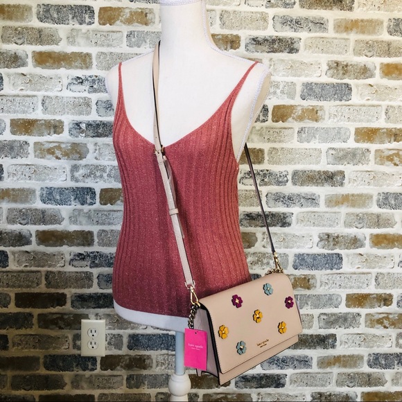 Kate Spade Cameron Flower Convertible Crossbody - Picture 9 of 11